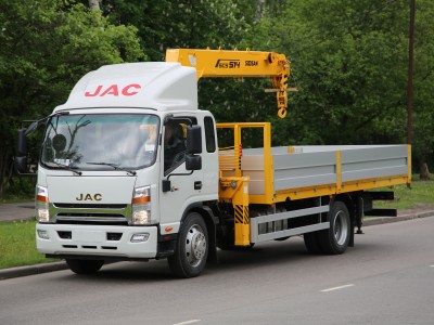 JAC N120 с  КМУ SOOSAN SCS 514