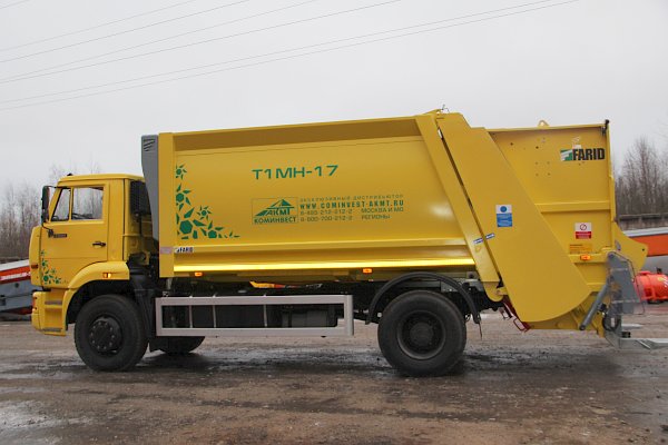 Новая модель мусоровоза Farid T1MH-17